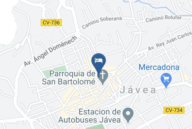 Alicante - Hotel Triskel Javea Maps