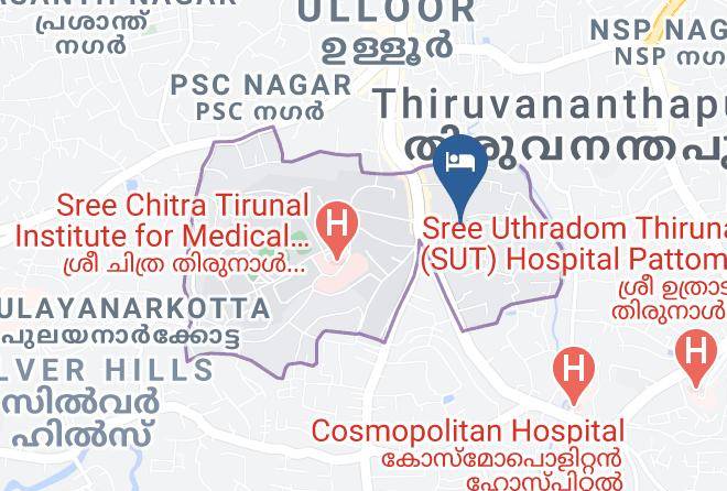 Trivandrum - Hotel Triva Maps