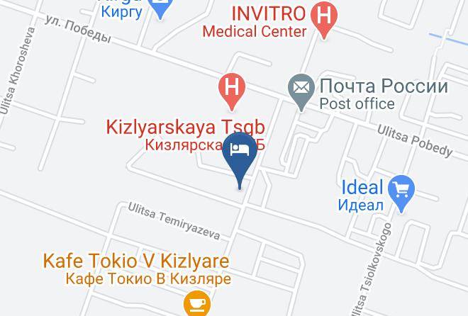 Kizlyar - Hotel Trizstars Maps