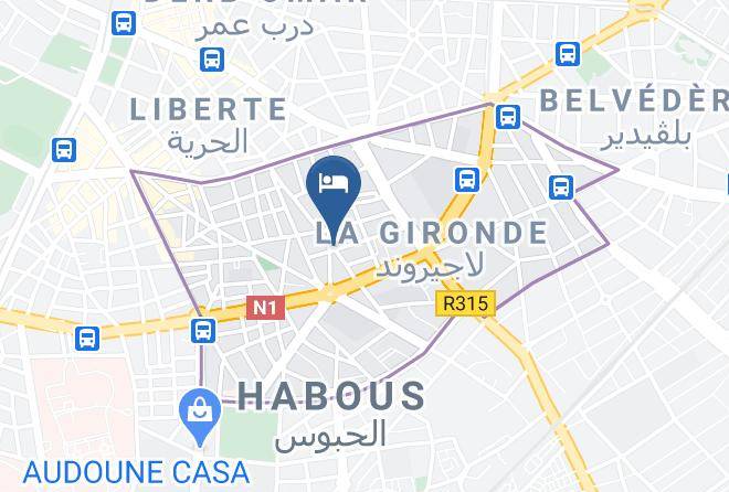 Casablanca - Hotel Trocadero Maps