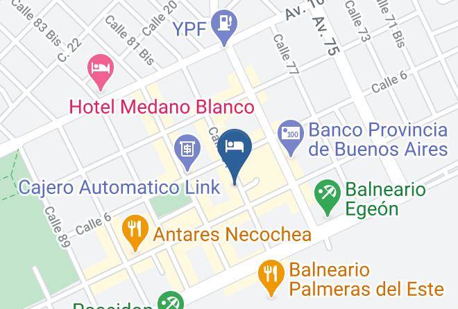 Necochea - Hotel Trocadero Necochea Maps