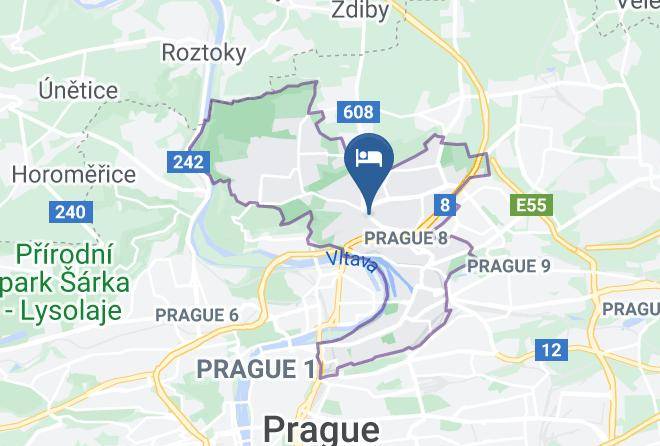 Prague - Hotel Troja Maps
