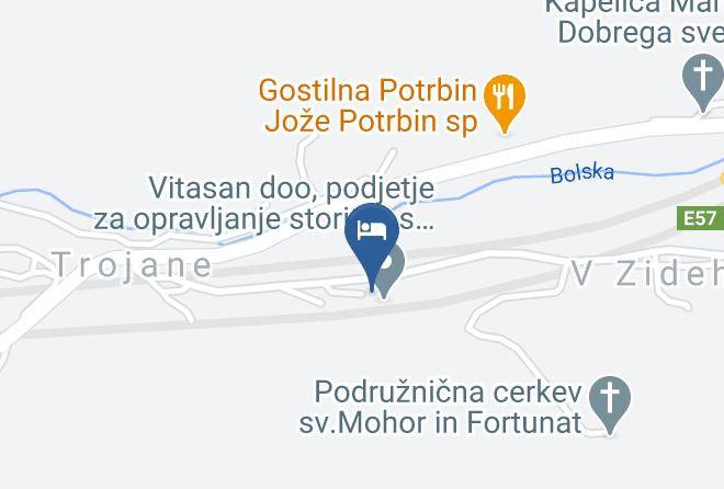 Lukovica Pri Domzalah - Hotel Trojane Maps