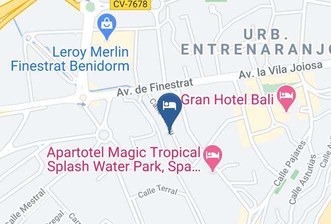 Alicante - Hotel Tropic Relax Maps