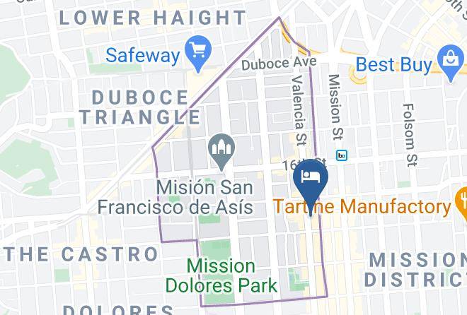 San Francisco - Hotel Tropica San Francisco Maps