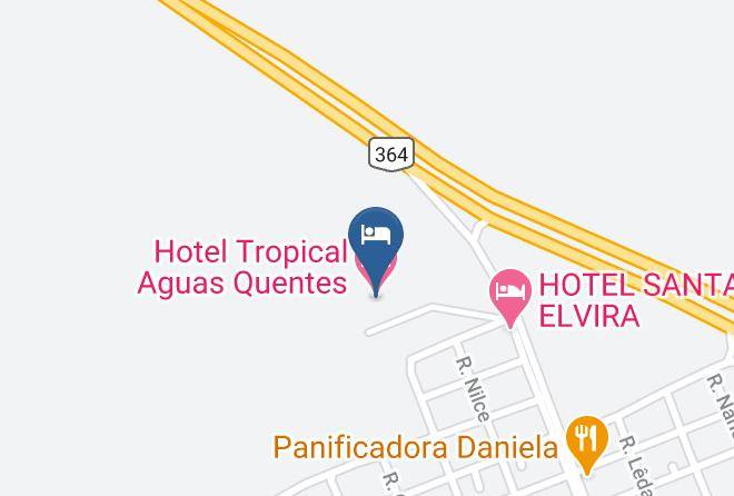 Juscimeira - Hotel Tropical Aguas Quentes Maps