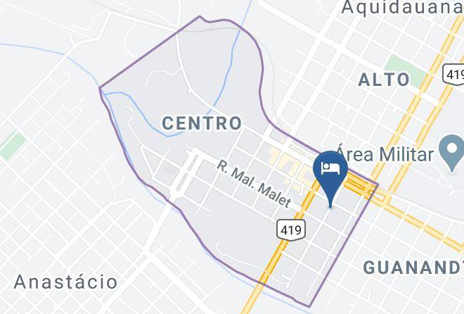 Aquidauana - Hotel Tropical Maps