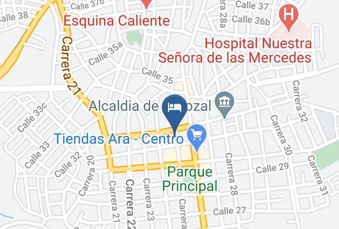 Corozal - Hotel Tropical Maps