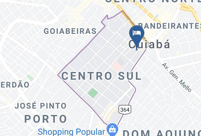 Cuiaba - Hotel Tropical Maps
