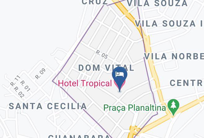 Ipameri - Hotel Tropical Maps