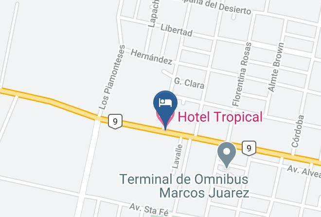 Marcos Juarez Department - Hotel Tropical Maps