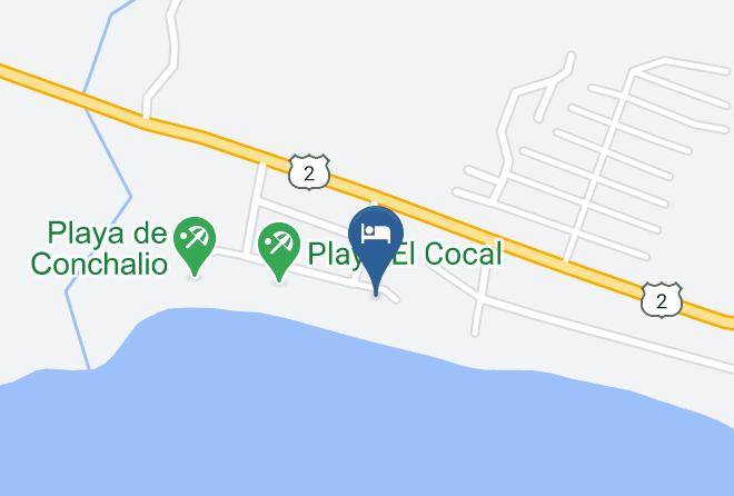 La Libertad - Hotel Tropical Surf Maps