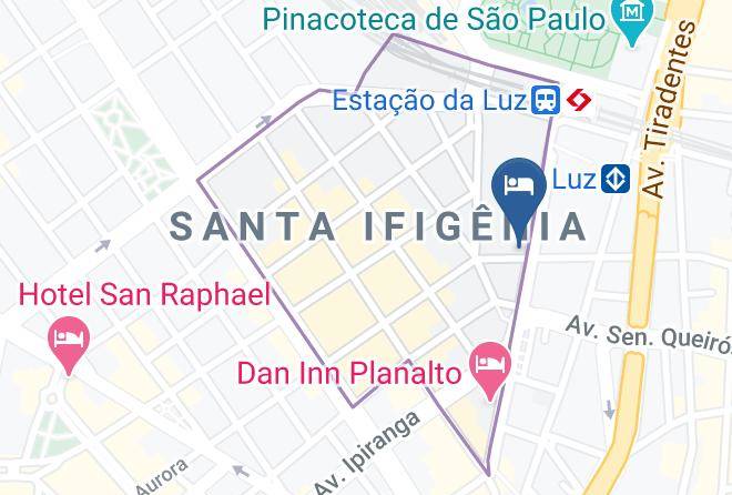 Sao Paulo Republica - Hotel Tropicalia Maps