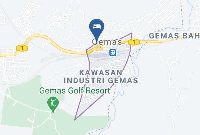Tampin - Hotel Tropicana Gemas Maps