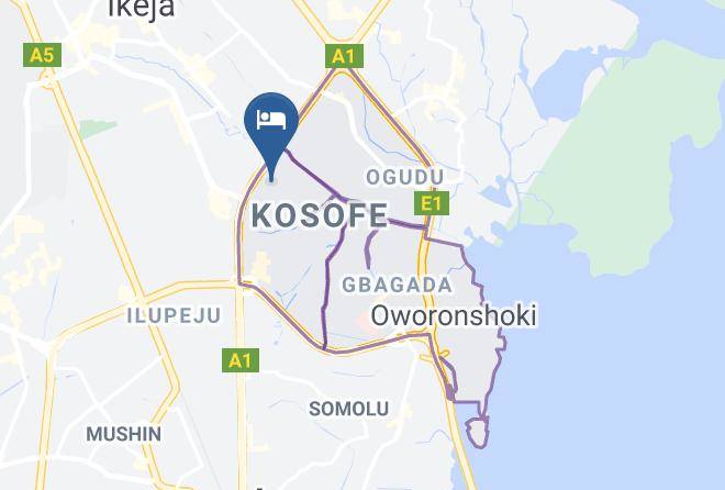 Kosofe - Hotel Tropicana Maps