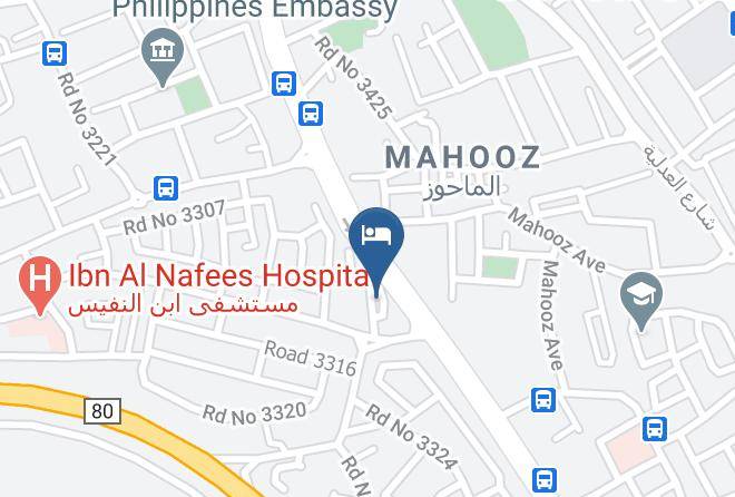 Manama - Hotel Tropicana Maps