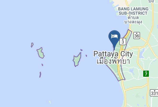 Amphoe Bang Lamung - Hotel Tropicana Pattaya Maps