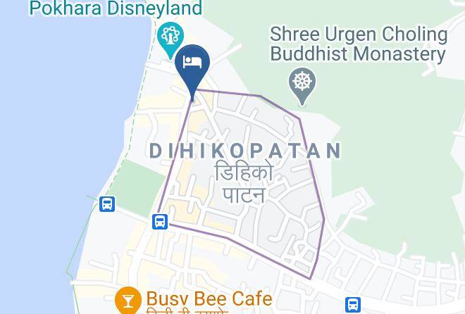 Pokhara - Hotel Tropicana Maps