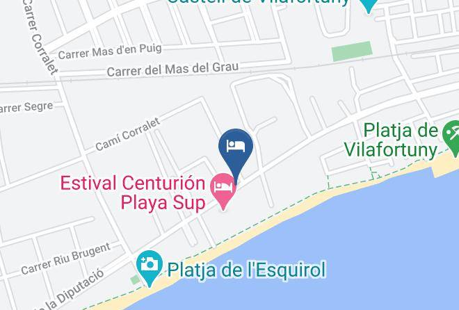 Tarragona - Hotel Tropicana Maps