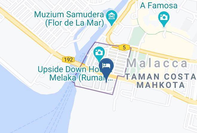 Melaka Tengah - Hotel Tropicaville Maps