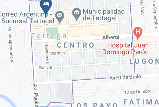 General Jose De San Martin - Hotel Tropico Maps