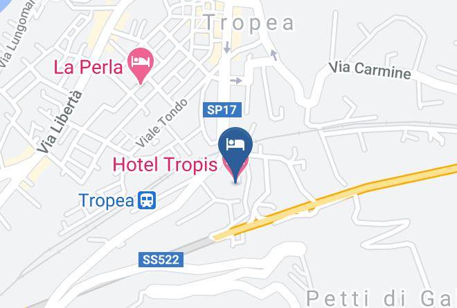 Vibo Valentia - Hotel Tropis Maps