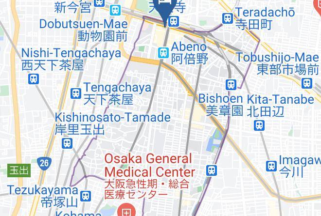 Osaka City Abeno Ward - Hotel Trusty Osaka Abeno Maps