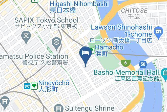 Chuo Ward - Hotel Trusty Premier Nihonbashi Hamacho Maps