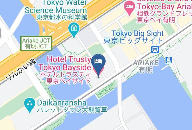 Koto Ward - Hotel Trusty Tokyo Bayside Maps