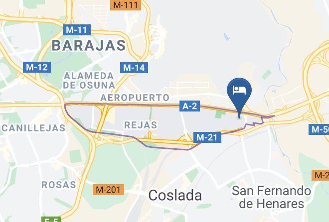 Madrid Airport Suites Affiliated By Melia Map