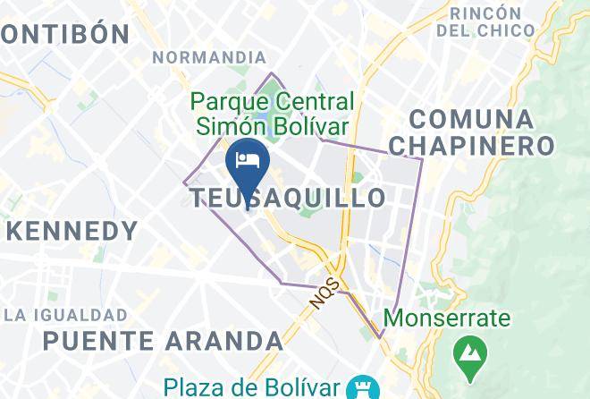 Bogota - Hotel Tryp By Wyndham Bogota Embajada Maps