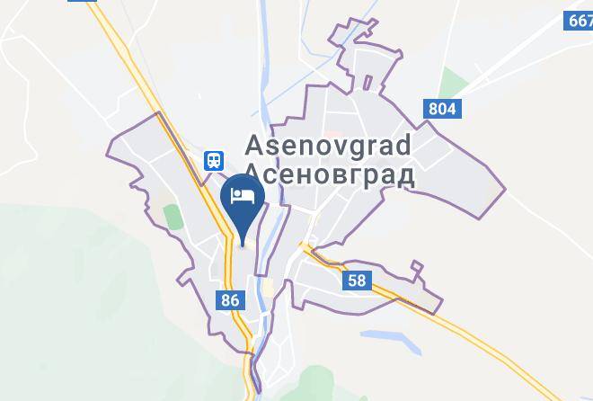 Asenovgrad - Hotel Tsarevets Maps
