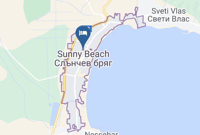 Nesebar - Hotel Tsentral Maps