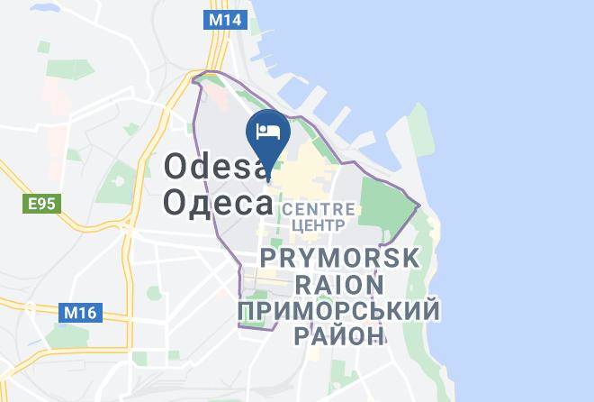 Odesa - Hotel Tsentralnaya Maps
