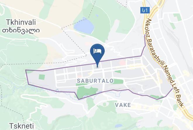 Tbilisi - Hotel Tsitsinatela Maps
