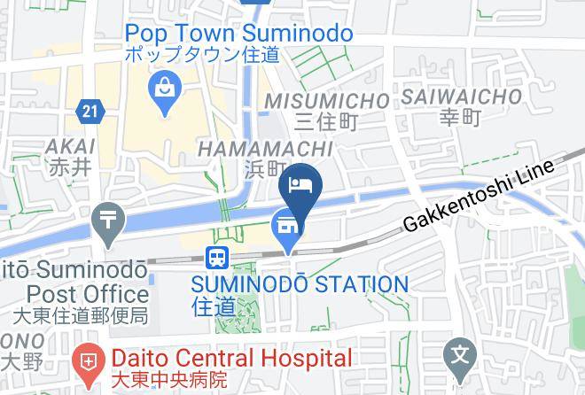 Daito City - Hotel Tsukiusagi Maps