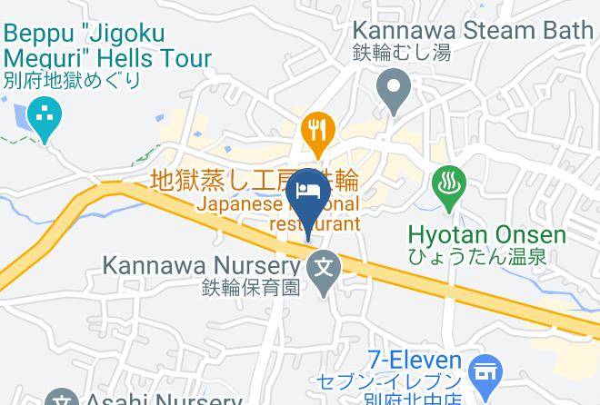 Beppu City - Hotel Tsurumi Maps