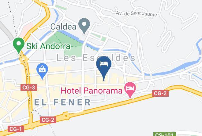 Escaldes Engordany - Hotel Tudel Maps