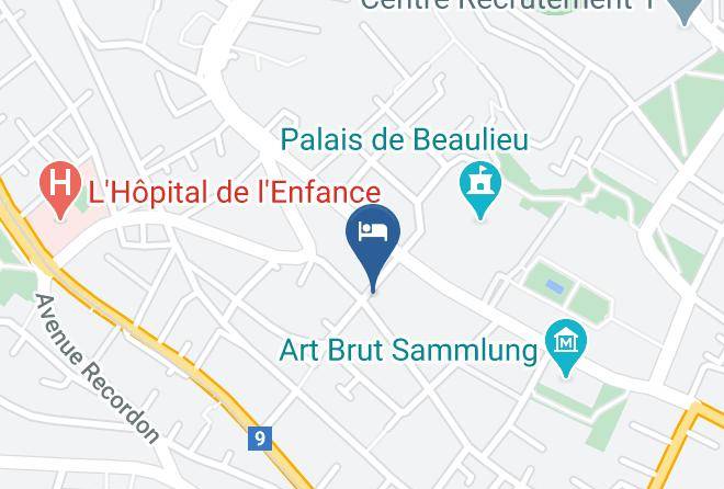 Lausanne - Hotel Tulip Inn Lausanne Beaulieu Maps