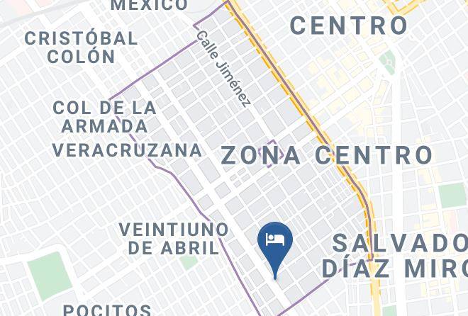 Veracruz Veracruz Centro - Hotel Tulipanes Maps