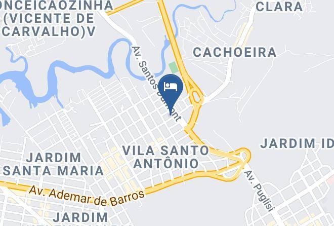 Guaruja - Hotel Tulipas Maps
