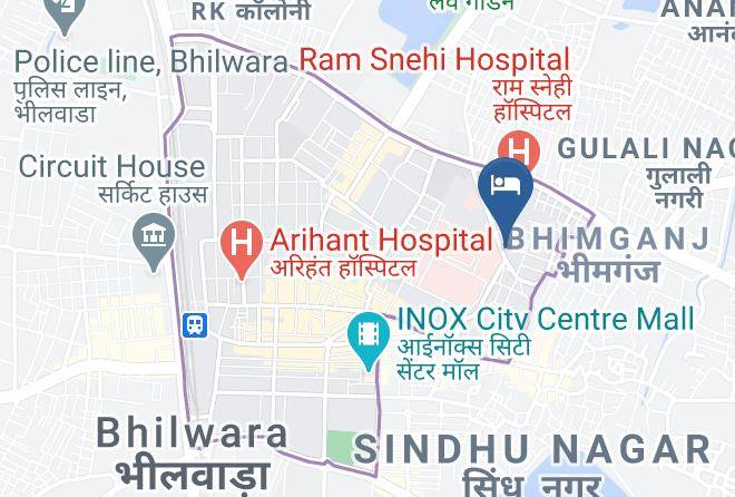 Bhilwara - Hotel Tulsi Maps