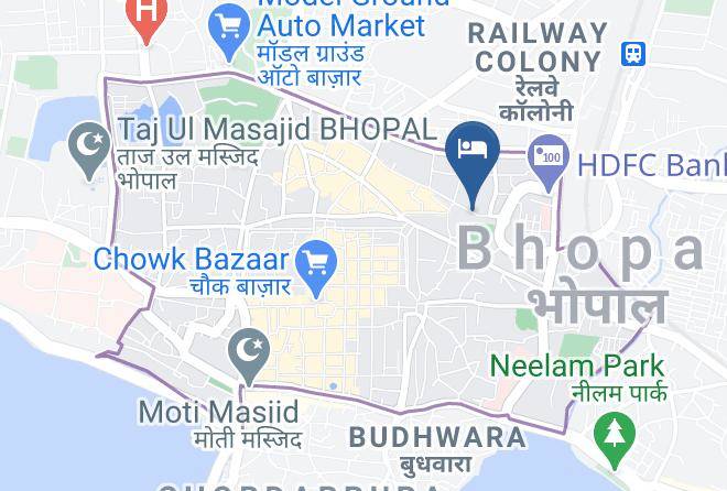 Bhopal - Hotel Tulsi Maps