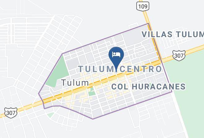 Tulum - Hotel Tulum Casona Xtabay Maps