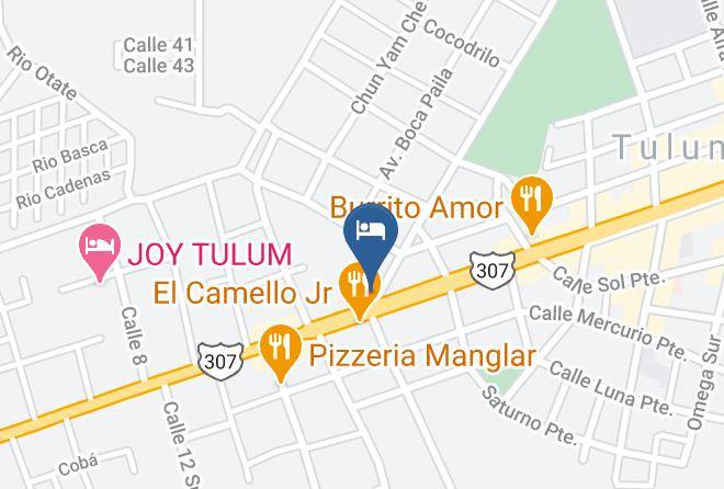 Tulum - Hotel Tulum Inn Maps