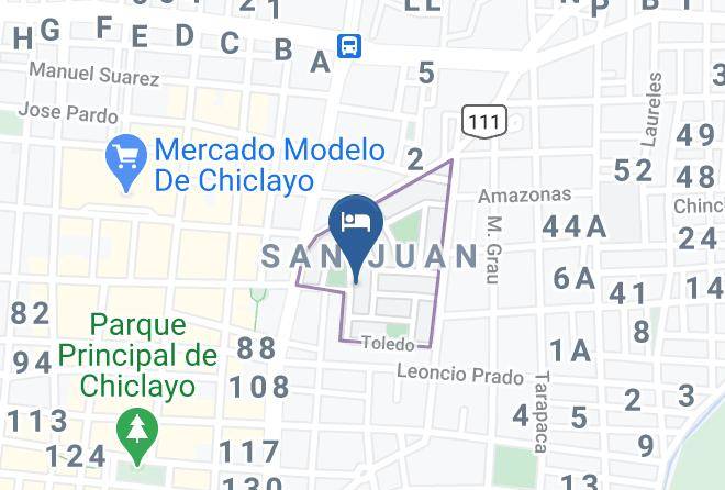 Chiclayo - Hotel Tumbas Reales Maps