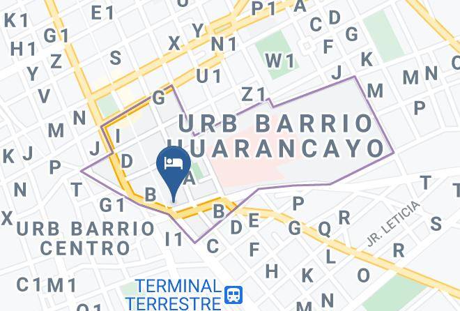 Jauja - Hotel Tunanmarca Maps