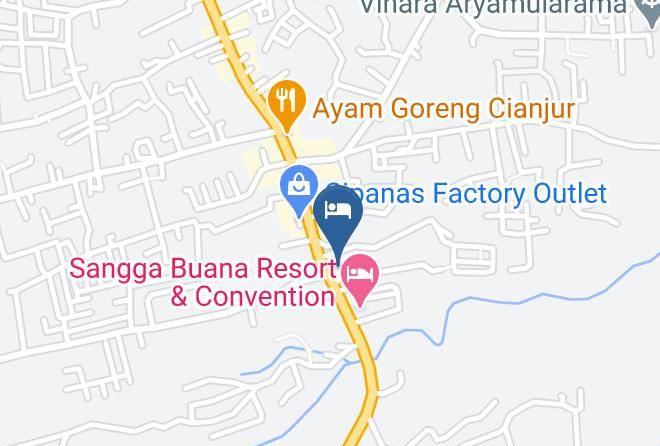 Cianjur Regency - Hotel Tunas Kembang Maps