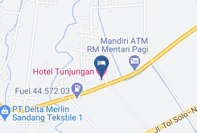 Sragen Regency - Hotel Tunjungan Maps