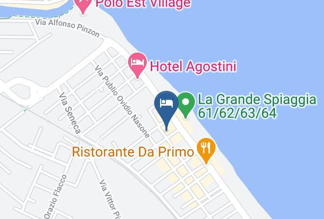 Rimini - Hotel Tura Maps